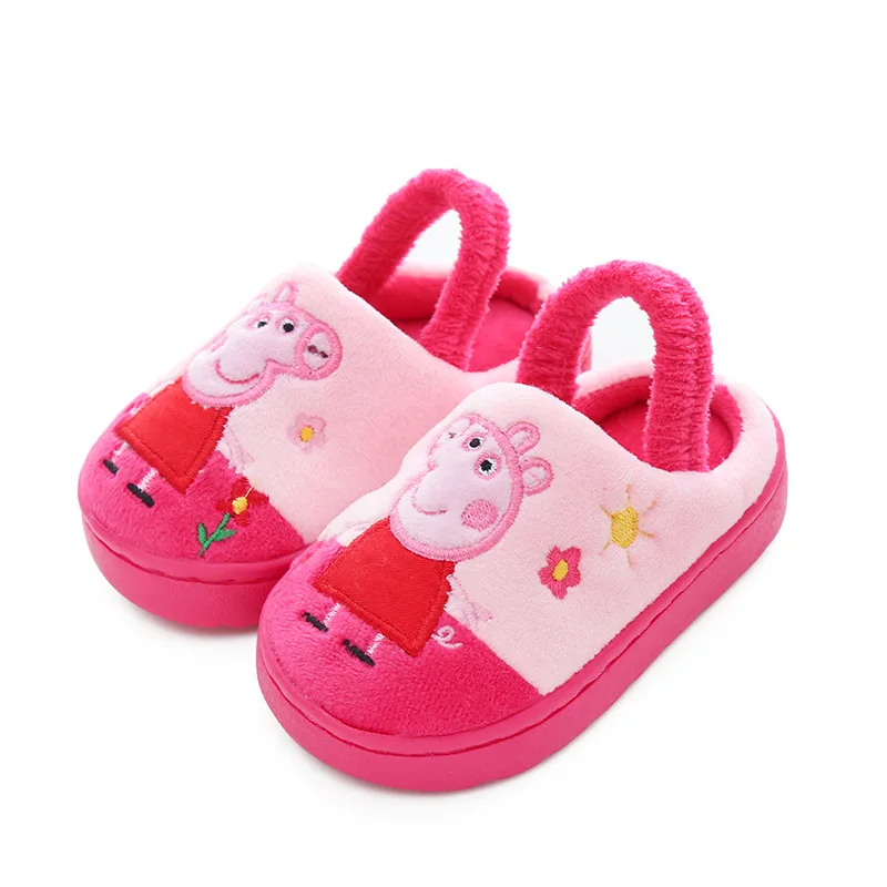 Оригинальная милая детская повседневная обувь Peppa Pig для зимы весны и осени