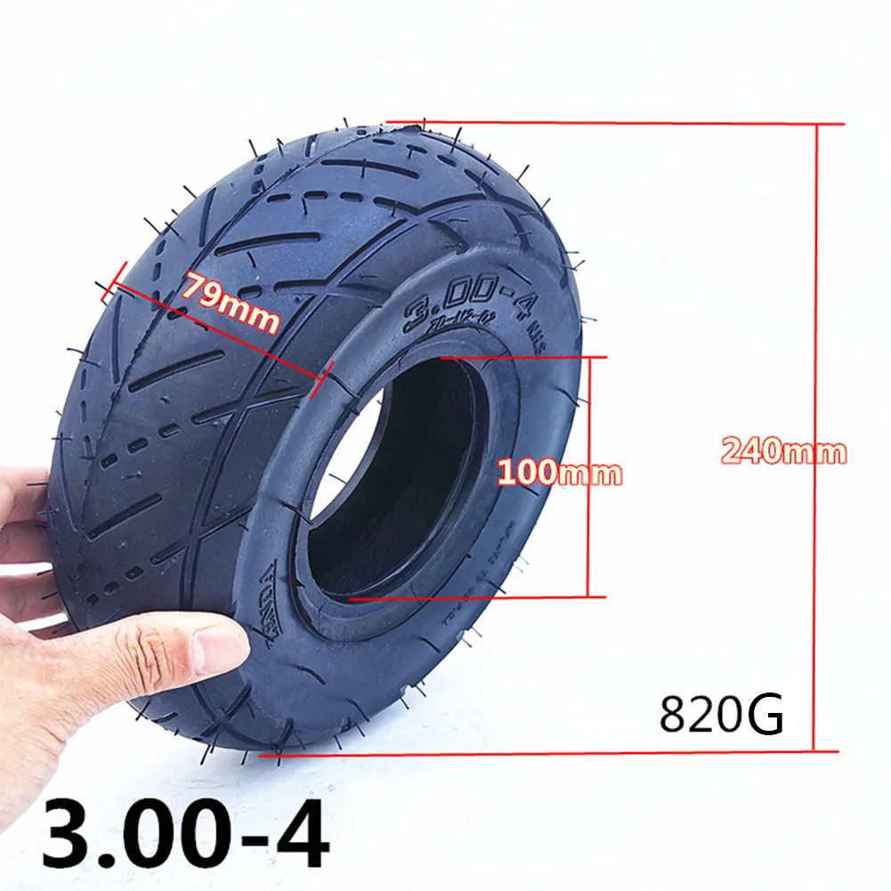 

3.00-4 Thickening Inner Tube outer Tire 10 Inch Electric Scooter Flat Trolley Tires Wear Resistant Rubber tyre for battery cars