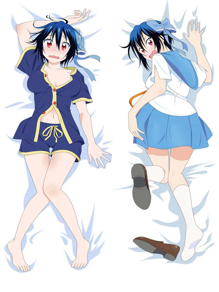 2018 July Anime Nisekoi Onodera Haru Miyamoto Ruri обнимающая подушка для тела Чехол Dakimakura декоративная