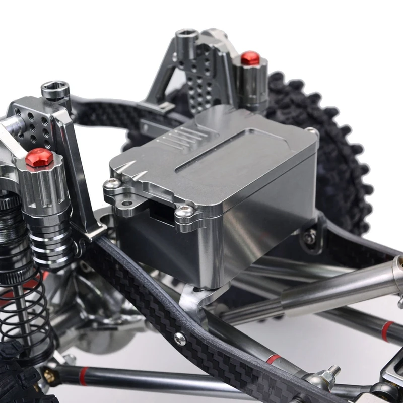 RC Racing CNC Aluminum Metal and Carbon Frame for Car 1/10 AXIAL SCX10 Chassis 313Mm Wheelbase Vehicle Crawler Cars Parts | Электроника