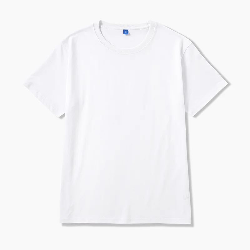 

Pure Color Short-sleeved T-shirt Men's Blank Round Neck T-shirt Casual Sports Combed Cotton Short-sleeved Graphic T Shirts
