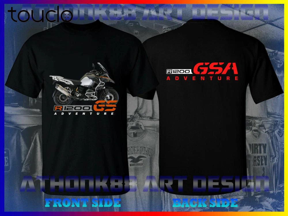 NEW GS Adventure T-SHIRT German Motorcycle Motorrad RALLY R 1250 double side | Мужская одежда