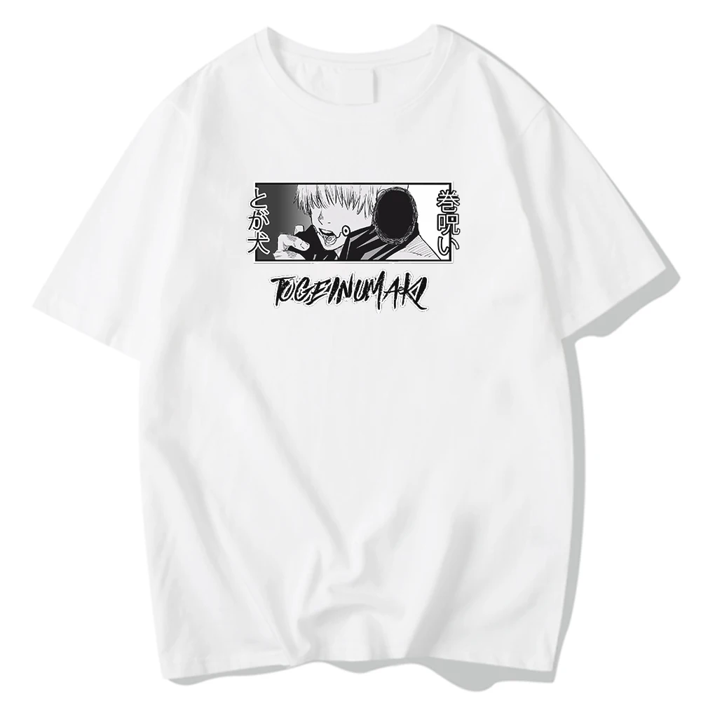 

Jujutsu Kaisen Toge Inumaki Printed Male Tshirts Cute Big Size T-Shirts Sports Comfortable Top Manga Quality T Shirts for Men