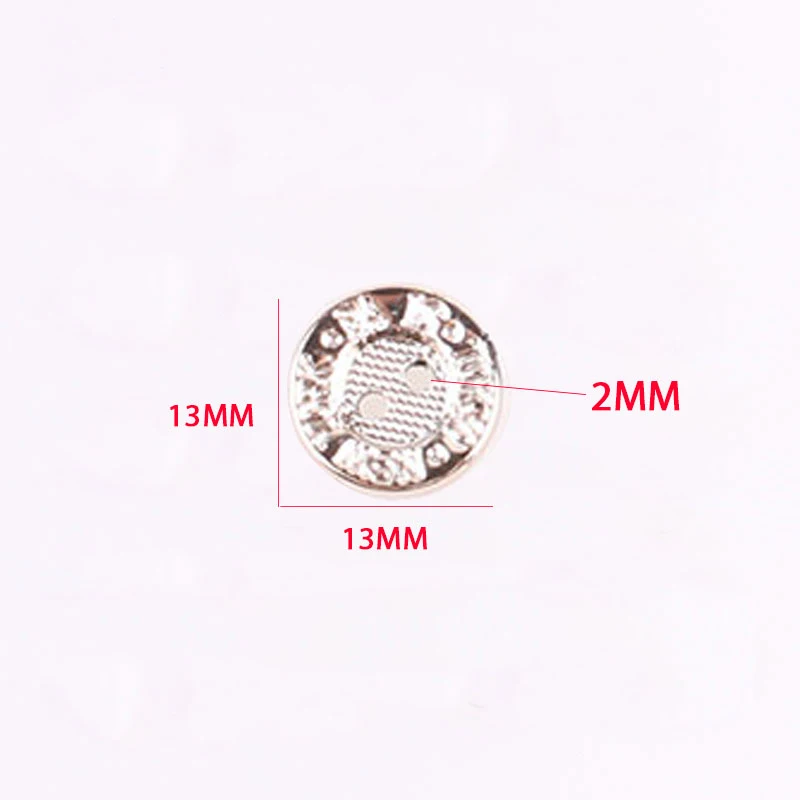 Diy ручной работы металлические кнопки для Аксессуары шитья одежды с украшением в