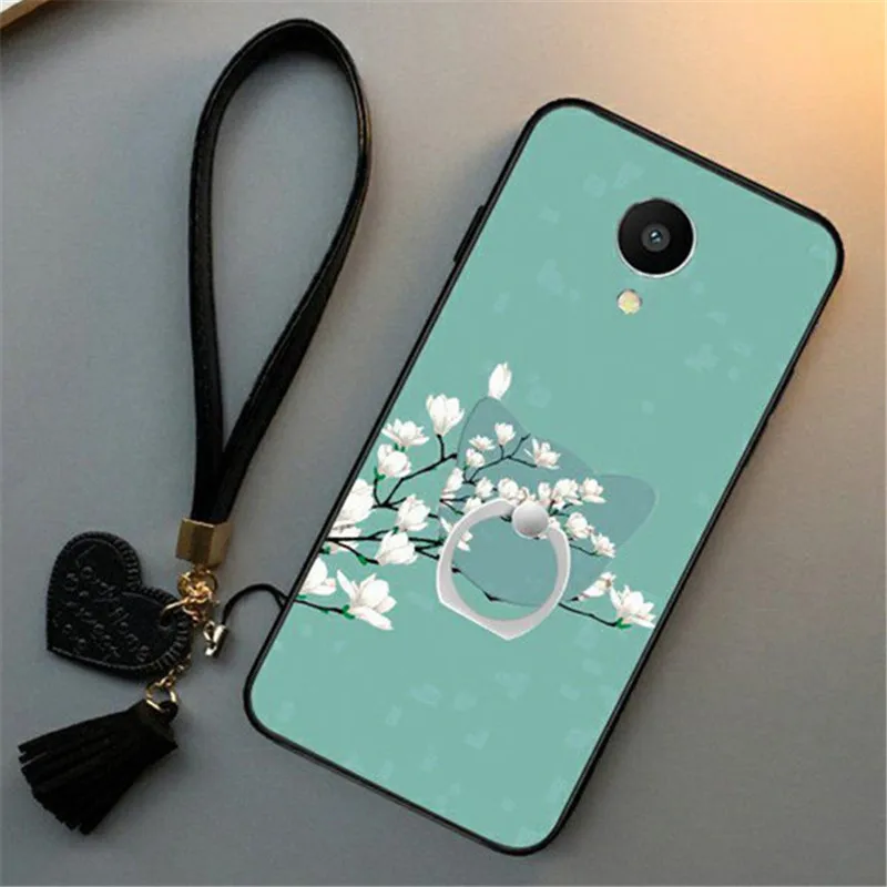 Чехол с цветком розы для Meizu M2 M3 M5 M6 Note Max M3E M3S M5S M5C M6S 15 A5 U10 | Мобильные телефоны и