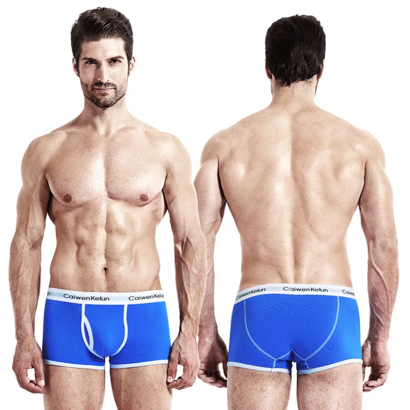 Caiwen Kelun 6Pcs Men's Underwear Boxers Cotton Male Panties Breathable Man Boxer Print Underpants Sexy Low waist Boxer Shorts