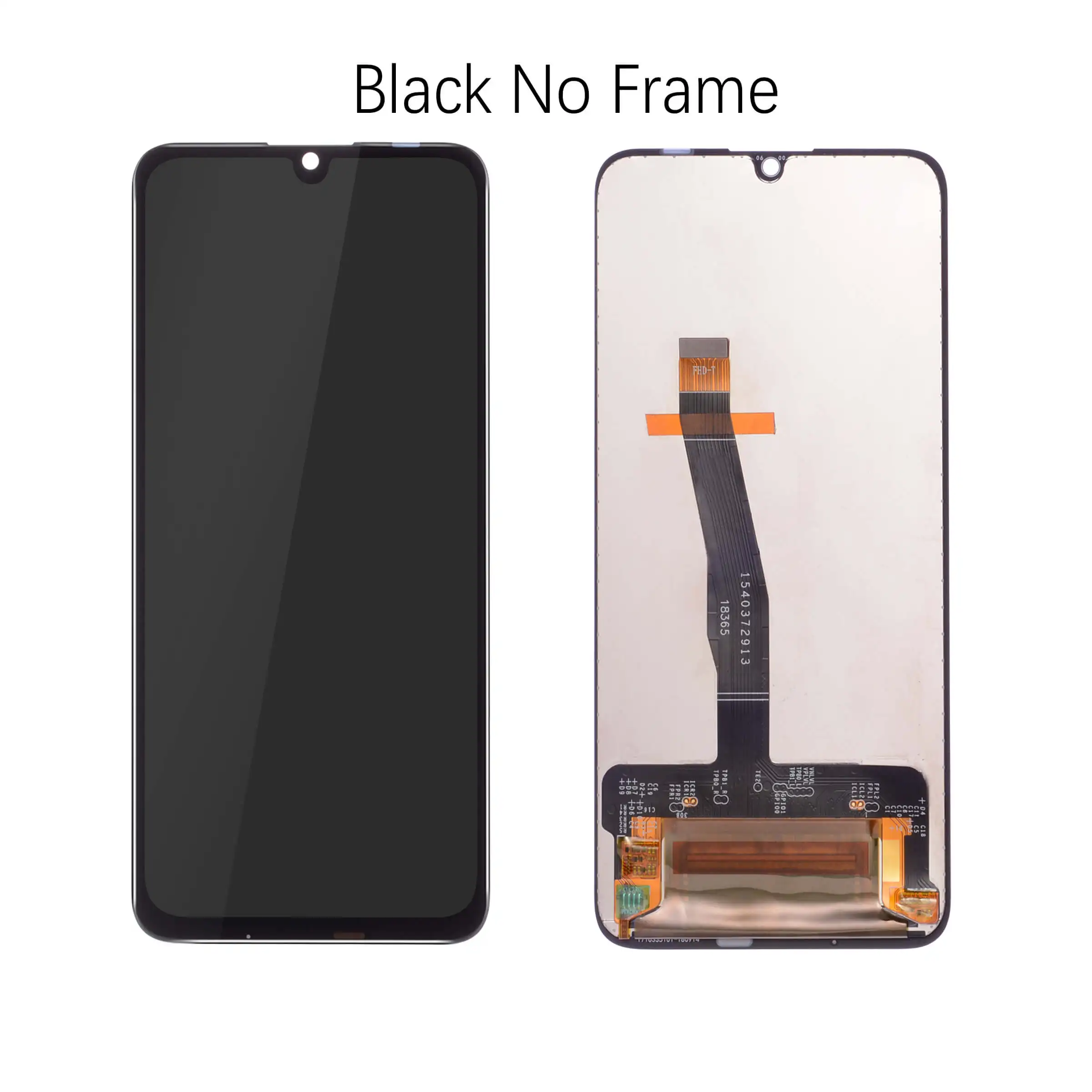 Black No Frame Дисплей для Huawei Honor 10 Lite HRY-LX1 LCD в сборе с тачскрином 6.21'' черный - Цвет: Black No Frame