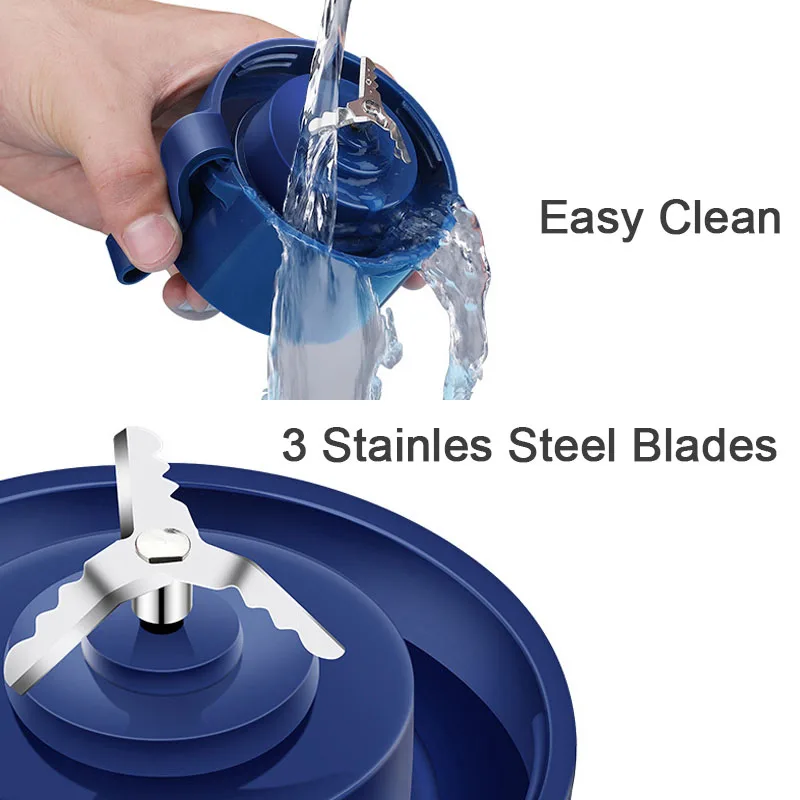 400 мл портативная чашка соковыжималка для фруктов USB перезаряжаемая смузи