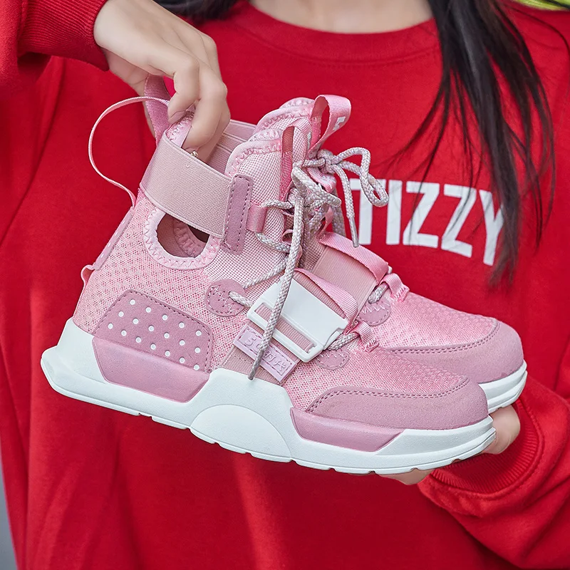 Высокие кроссовки для Скейтборда мужчин и женщин контрастные цвета легкие