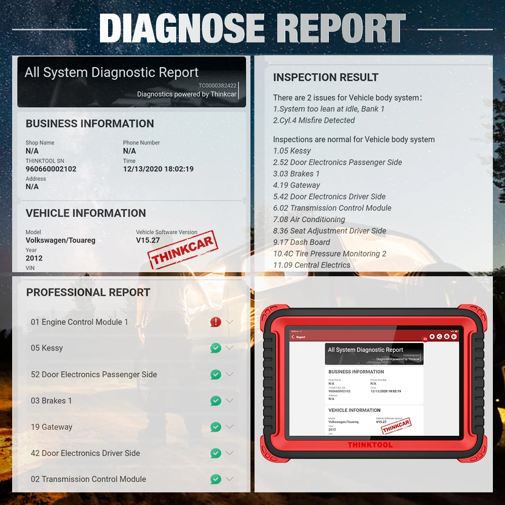 

Launch Thinkcar Pros+10 inch Car full system Scanner 28 Special service support ECU Coding Online programming free 327 gift