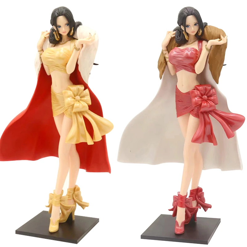 

One Piece Action Figure Exquisite Anime Boa Hancock Coat Cape Pvc Sexy Model Collection Toy Quality Desktop Decoration Figma