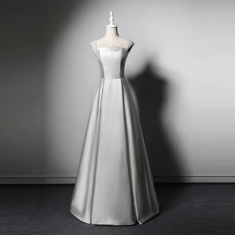 

Вечернее платье для девочек; Белое квадратный воротник платье трапециевидной формы без рукавов, с рюшами пол-Длина простой застежкой-молни...