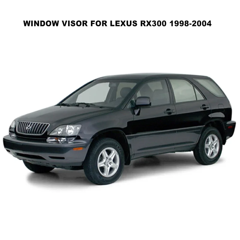 

Side Window Deflectors For Lexus RX RX300 1998 1999 2000 2001 2002 2003 2004 Window Visor Sun Rain Guards Awnings&shelters SUNZ