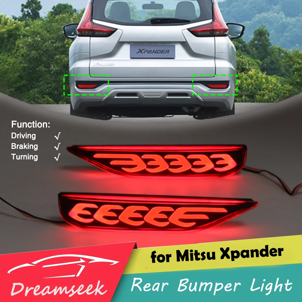 Светодиодный отражатель заднего бампера задний светильник для Mitsubishi Xpander 2017 2018