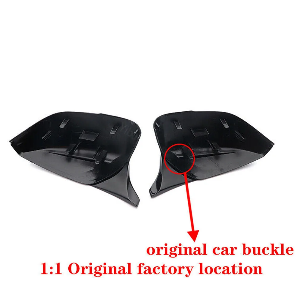 Чехол для зеркала заднего вида глянцевый черный чехол Infiniti Q50 Q60 QX30 Q70 2014-2021 2 шт. |