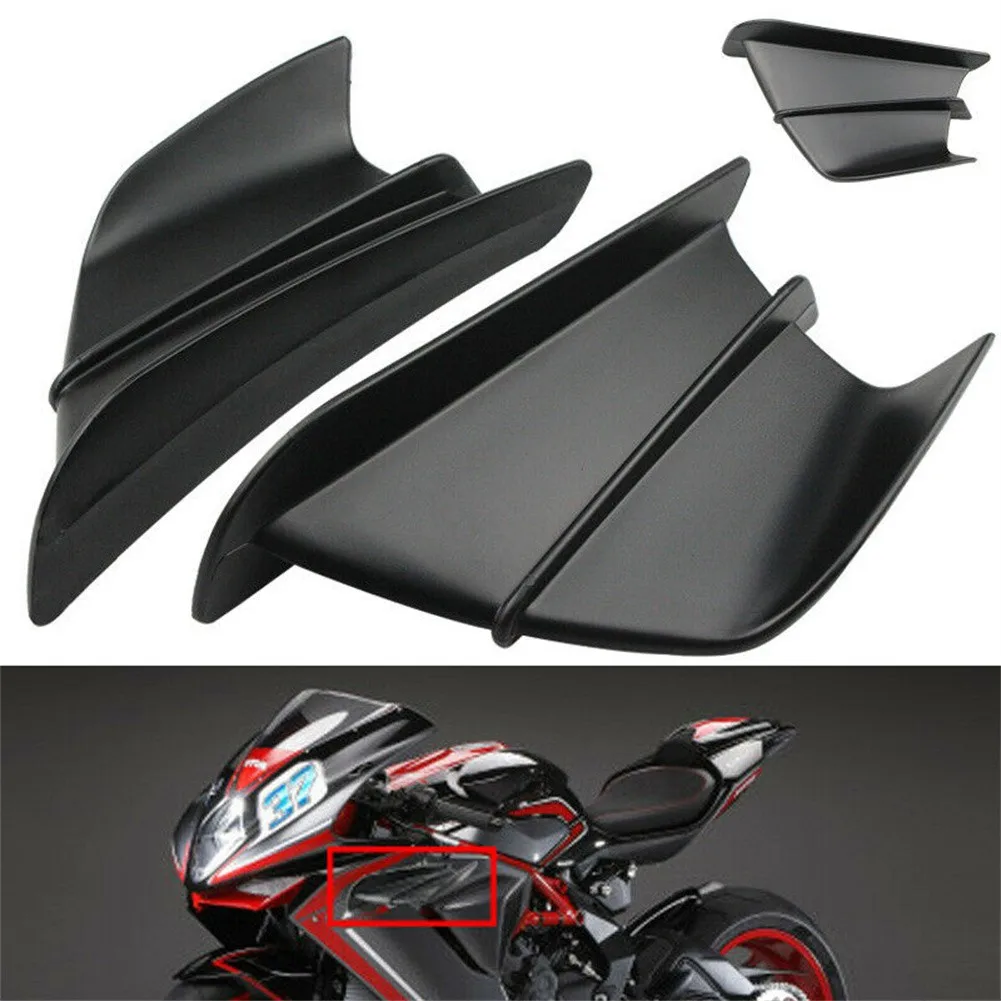 

Motorcycle Winglet Pasted Aerodynamic Wing Kit Spoiler For Honda Kawasaki BMW Motorcycle Accessories Air Spoiler