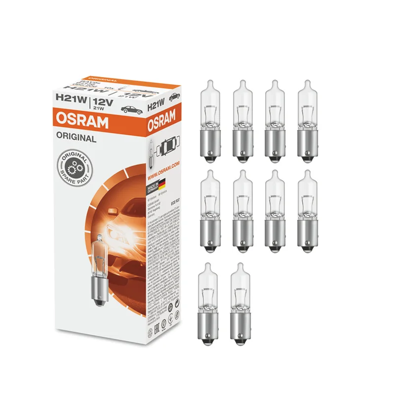 10 шт. для OSRAM 64136 H21W оригинальная Базовая боковая лампа указателя поворота
