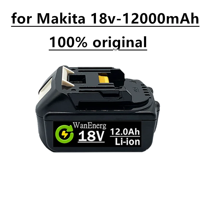 

2021 new Makita bl1880 bl1860 bl1830 rechargeable battery + charger 18V 12.0ah, 12000mah Li ion battery, power tools