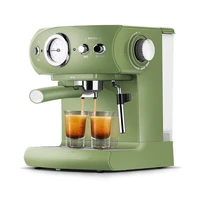 fully semi automatic coffee machine retro style espresso pump type household and commercial steam type milk foam strong steam