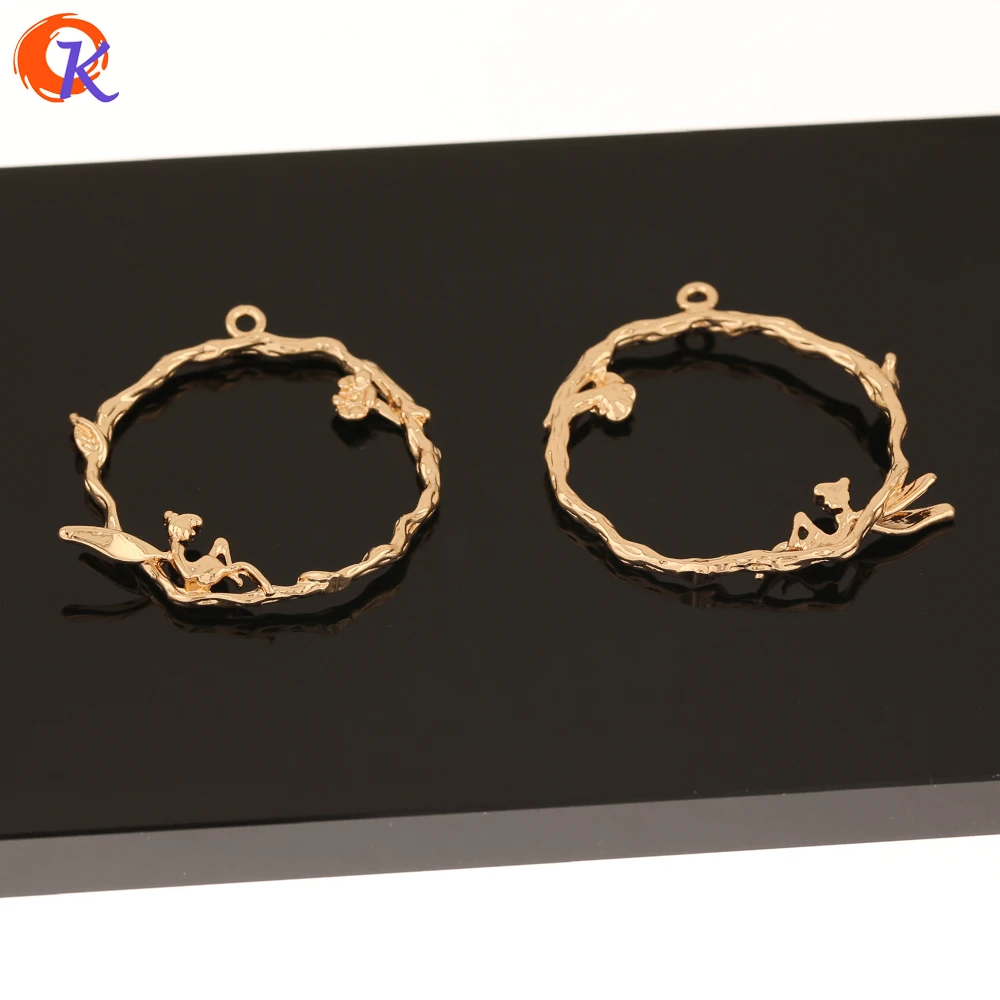 

Cordial Design 50Pcs 35*36MM Jewelry Accessories/Copper Material/Hand Made/Loop Shape/Connectors/DIY Making/Earring Findings