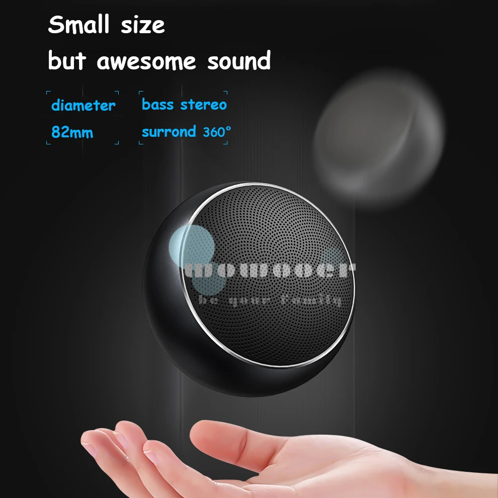 Беспроводной Bluetooth динамик s стерео мини металлический портативный subwof тяжелый