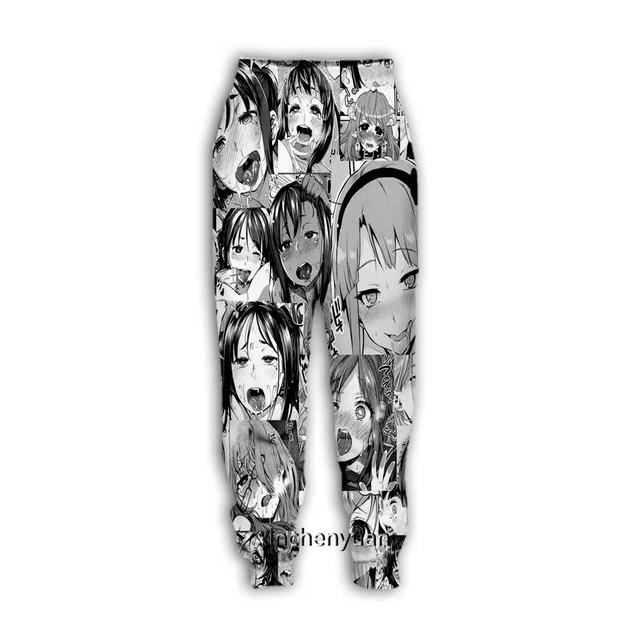 Xinchenyuan Новые Мужские/Женские аниме Ahegao 3D Печатные повседневные брюки Модная