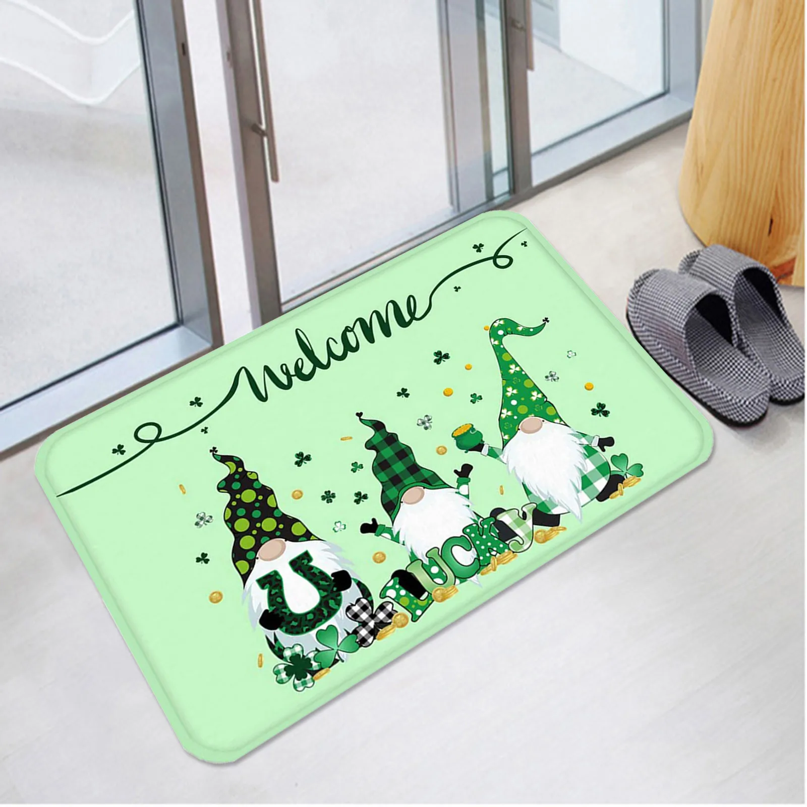 

Ouneed Bathroom Mat St. Patrick's Day Welcome Doormat kitchen bathroom carpet alfombra tapis salle de bain New