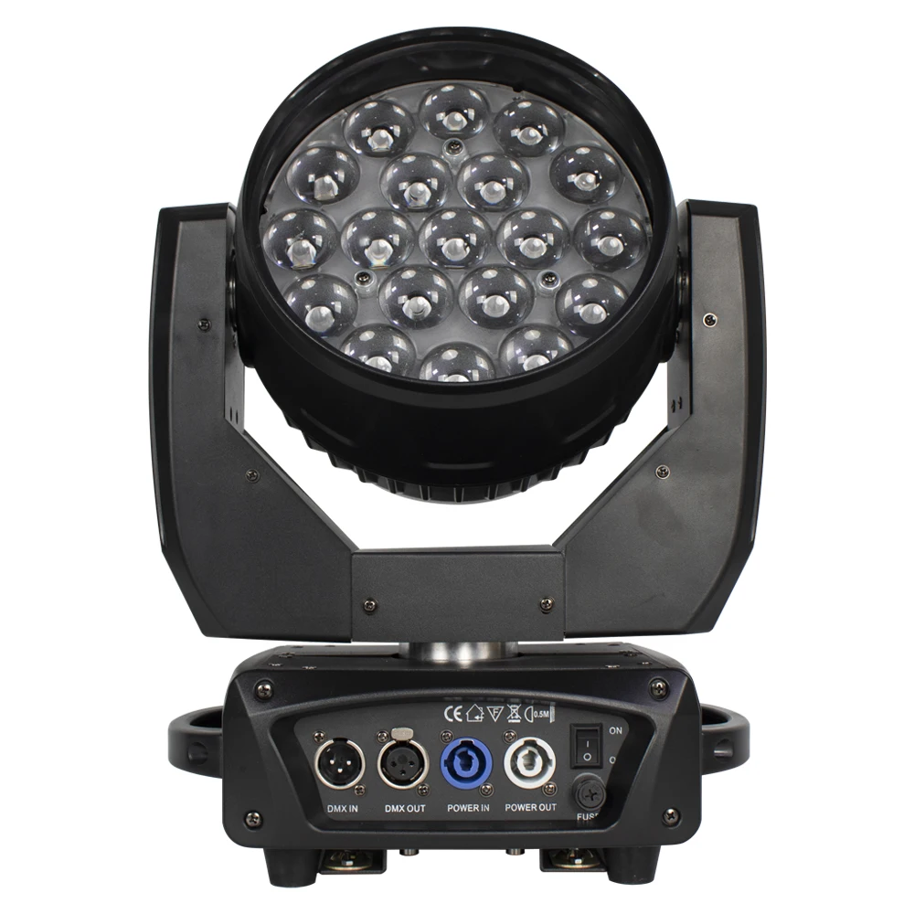 Pаспродажа Проектор с подвижной головкой, 19x15 Вт, RGBW, DMX /36x1, 2 Вт, для дискотек, вечеринок, сценических шаров Pаспродажа Проектор с подвижной головкой, 19x15 Вт, RGBW, DMX /36x1, 2 Вт, для дискотек, вечеринок, сценических шаров