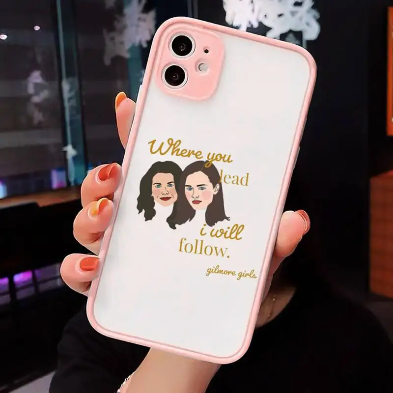 

Gilmore Girls Funny umbrella luke Phone Case Matte Transparent for iPhone 7 8 11 12 s mini pro X XS XR MAX Plus cover funda