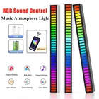 Светодиодная ленсветильник с музыкальным управлением, ночсветильник с подсветкой 3D RGB для бара, автомобиля, украшения дома