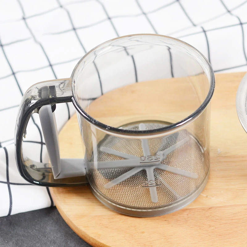 

Stainless Steel Sieve Powder Cup Cake Baking Tools Flour Sieve Cup Powder Sieve Kitchen Accessories Manual Sieve Sugar Filter