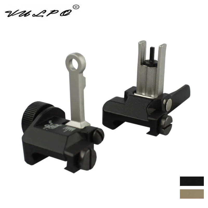 Складной передний и задний прицел для страйкбола из цинкового сплава 300