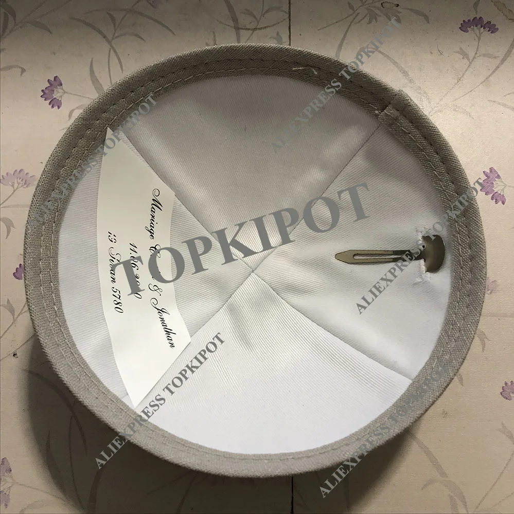 Бежевый серый KIPPAHS, льняной KIPOT, KIPPOT, KIPPAH шапки, YARMULKES, CIPA, еврейские шапки