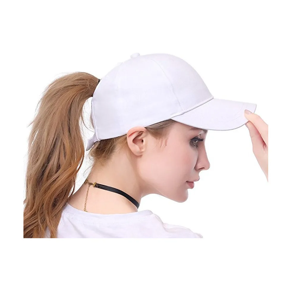 Модная световая доска однотонная бейсболка для улицы конский хвост грязные