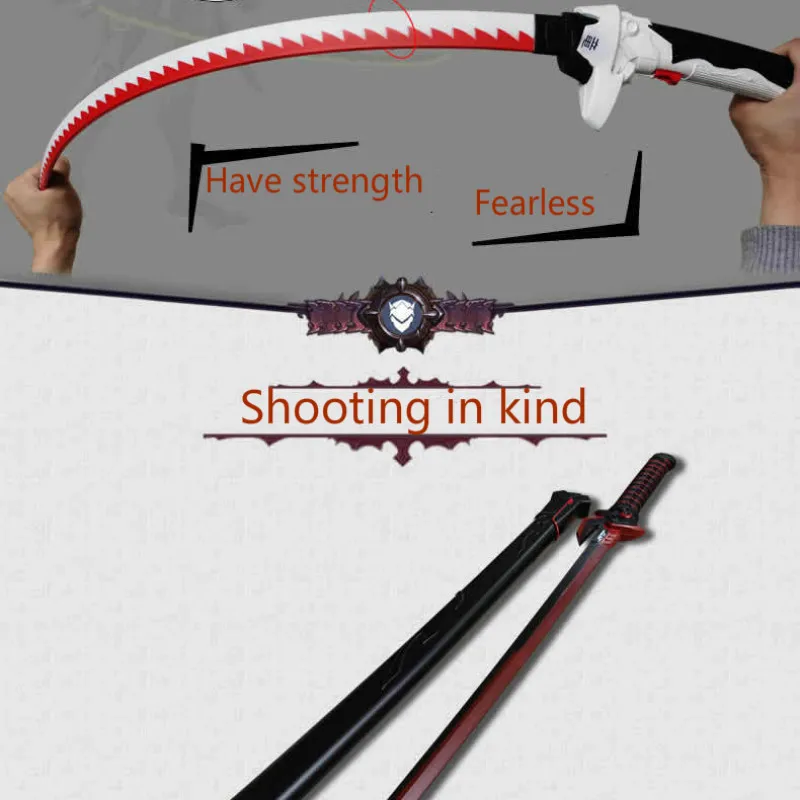 Меч Гэндзи злые призраки Cos Реквизит для игры 1 в большое оружие игрушечный меч ПУ