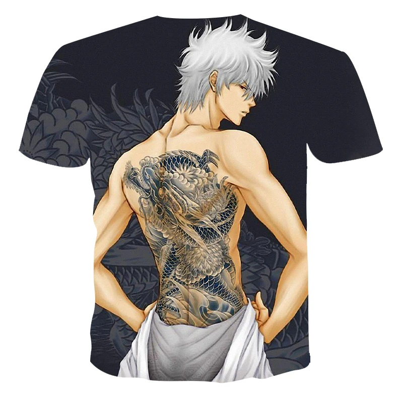 

Anime Harajuku Game Couple Oversized Men's and Women's Children's T-shirt 3D Printed Fashionable Casual Oversized Top