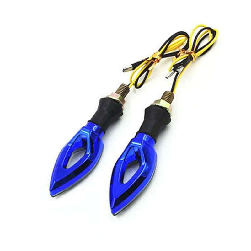 

Blue Motorcycle LED Turn Signal Indicator for Street Sport Bike Customization