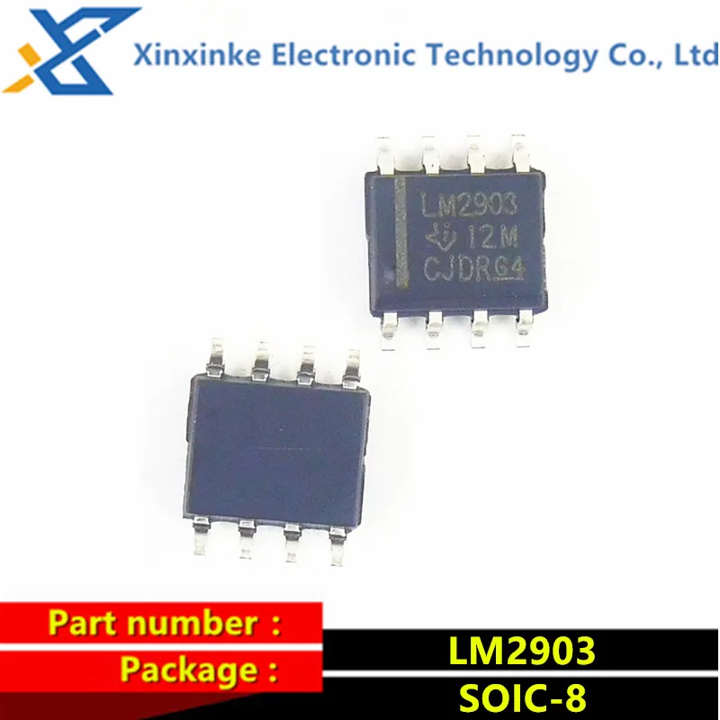 10 шт LM2903 SOIC-8 маломощный двойной Компаратор напряжения |