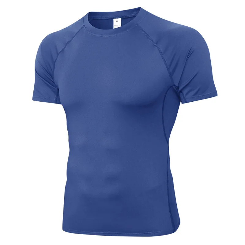 

Running O Neck Short Sleeve T Shirt Men Fitness Slim Fit Sports Strips T-shirt Fashion Tees Tops Summer Gym Sportswear Clothing