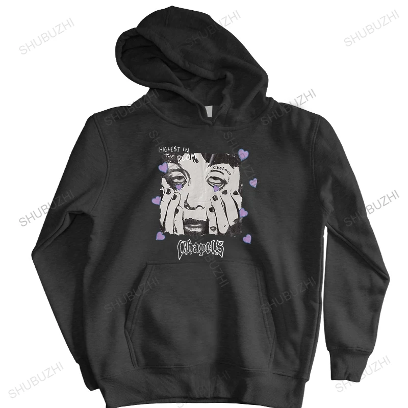 

Men Hip Hop Streetwear hoodie Funny Face Letter Printed hoody New autumn winter Harajuku Cotton Tops sweatshirt Black