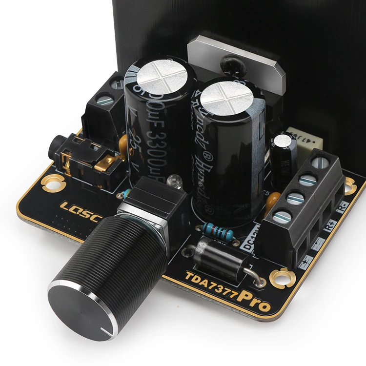 Плата усилителя Class AB 35 Вт + TDA7377 стерео двухканальный домашний кинотеатр AUX Amp DC12-18V