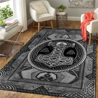 viking tattoo rug 3d all over printed carpet mat living room flannel bedroom non slip floor rug 05