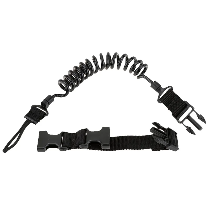 

Tactical Two Point Rifle Sling Adjustable Bungee Airsoft Gun Strap System Paintball Elastic