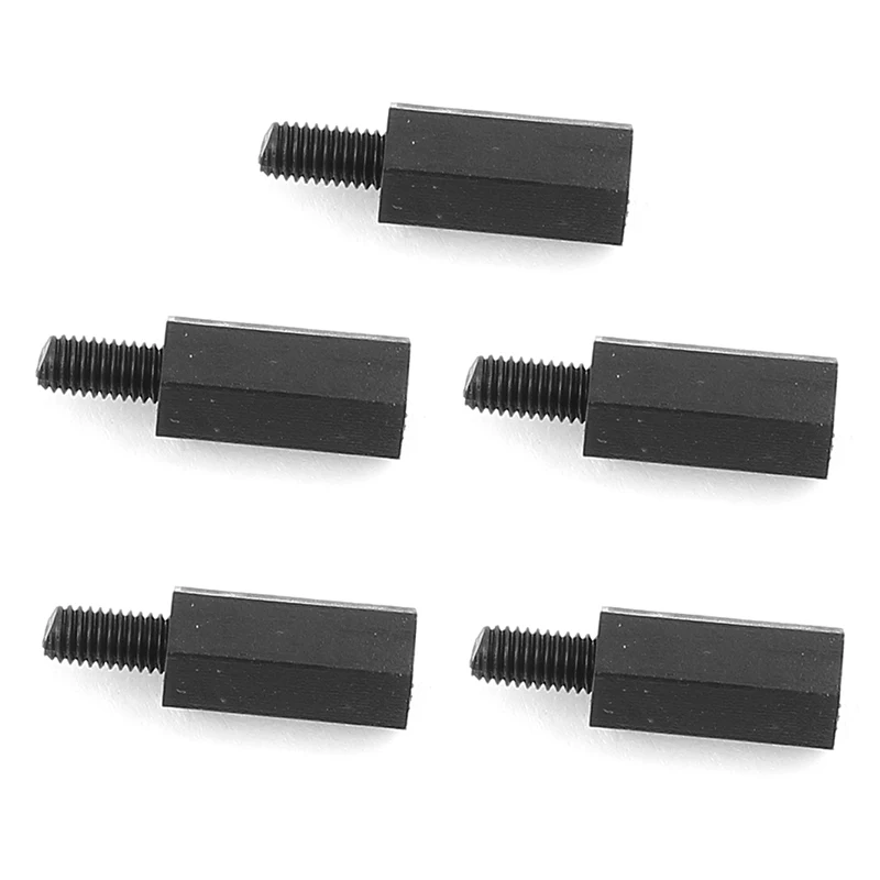 

100pcs M3 12mm+6mm Nylon Spacer Hex Stand-Off Pillar for Motherboard