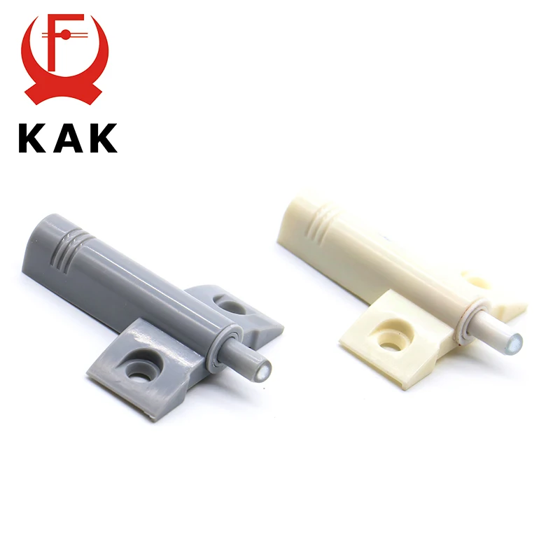 KAK High Quality 10Set/Lot Gray White Kitchen Cabinet Door Stop Drawer Soft Quiet Close Closer Damper Buffers With Screws images - 6