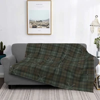 black watch weathered original blanket bedspread bed plaid comforter sofa blanket thermal blanket receiving blankets