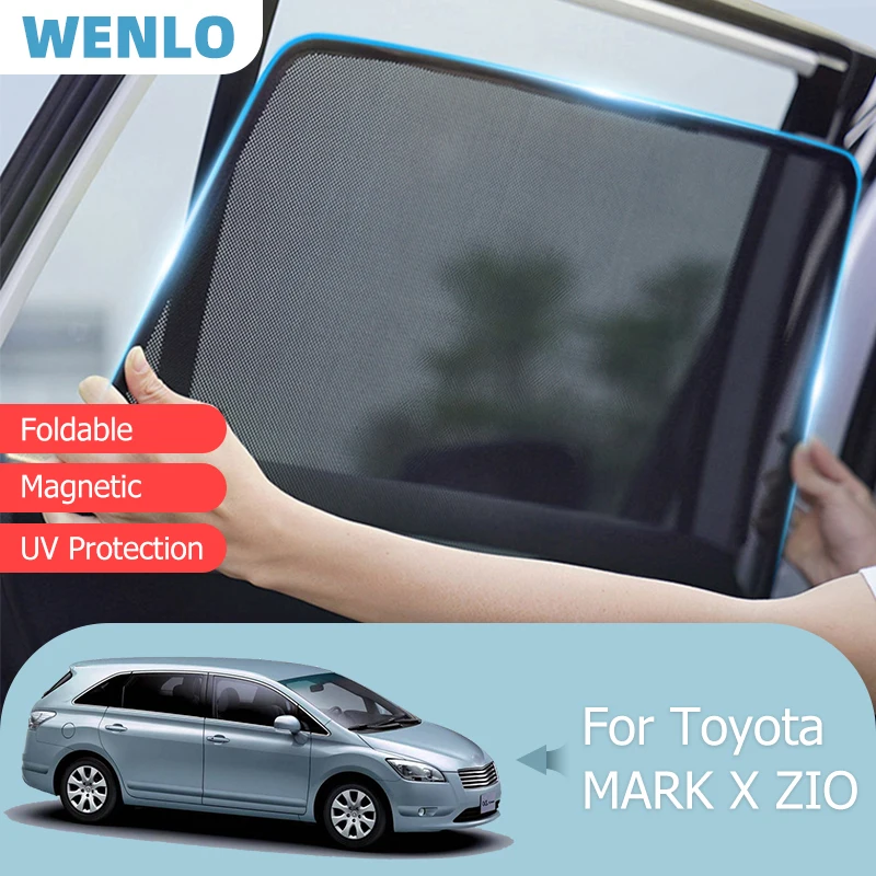 

For Toyota MARK X ZIO Front Windshield Car Sunshade Side Window Blind Sun Shade Magnetic Windscreen Visor Mesh Curtain Accessory