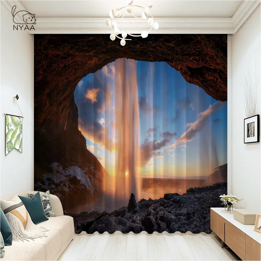 Занавеска Водопад для красивого сада шторы в стиле кантри спальни дома гостиницы