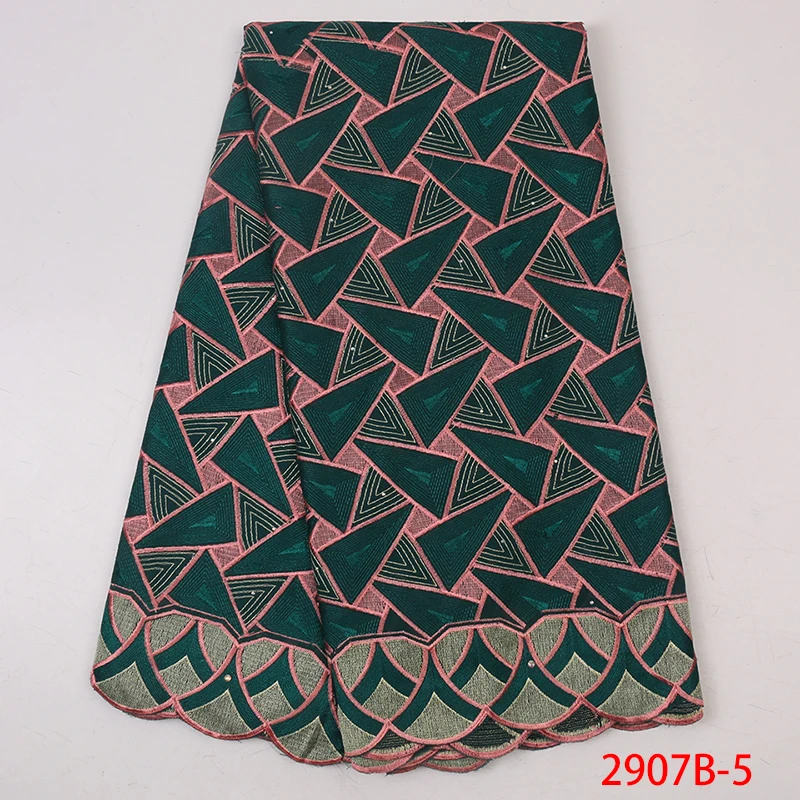 Новый стиль 2019 нигерийская кружевная ткань сухая высокое качество хлопок