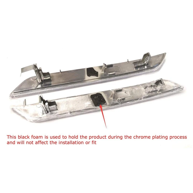 2 шт. евро прозрачные линзы передний бампер боковой маркер отражатель лампы для BMW